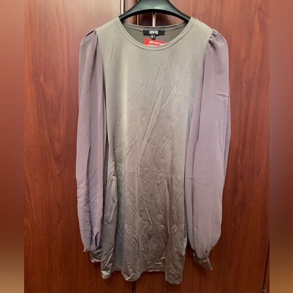 ASOS chiffon sleeve dress - Picture 2 of 3